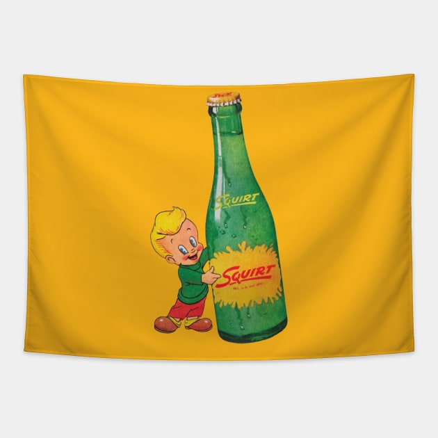 Squirt Boy Tapestry by MindsparkCreative