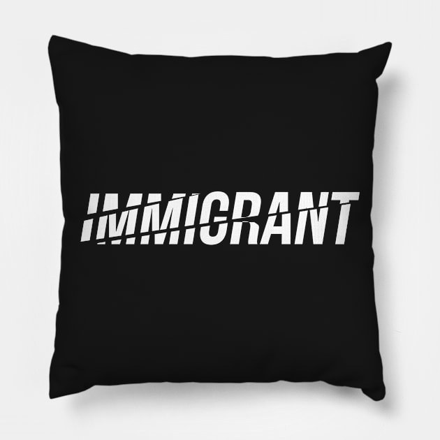 Immigrant Pillow by ajarsbr