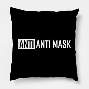 Anti Anti Mask White Pillow