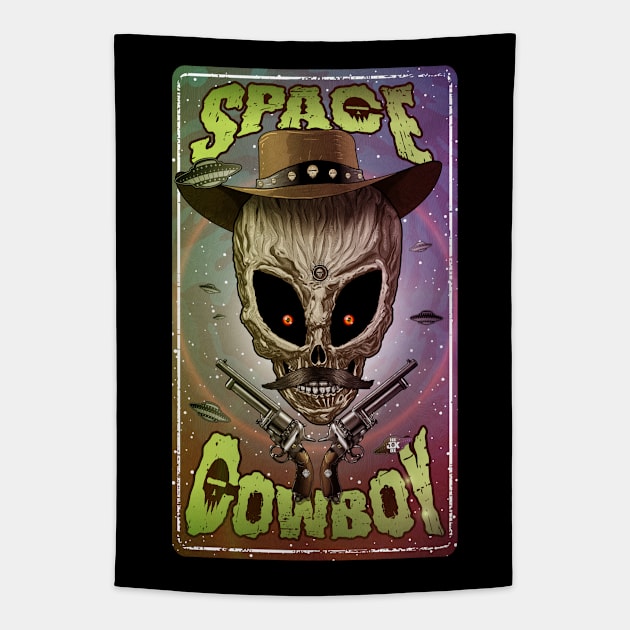 Space Cowboy Tapestry by HEJK81