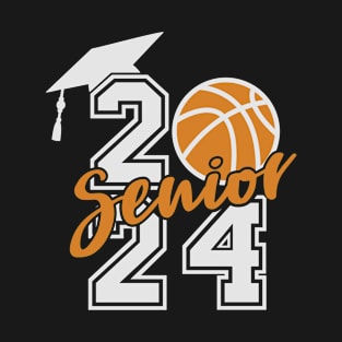 Class of 2024 Basketball Senior Shirt Senior 2024 Basketball T-Shirt