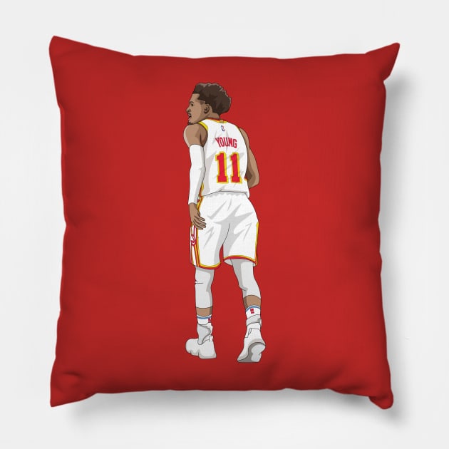 Trae Young Pillow by xavierjfong