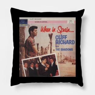 Cliff Richard When In Spain Album Cover Pillow