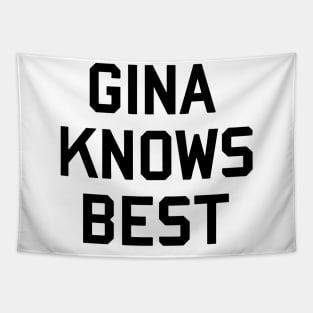 Gina Knows Best Tapestry
