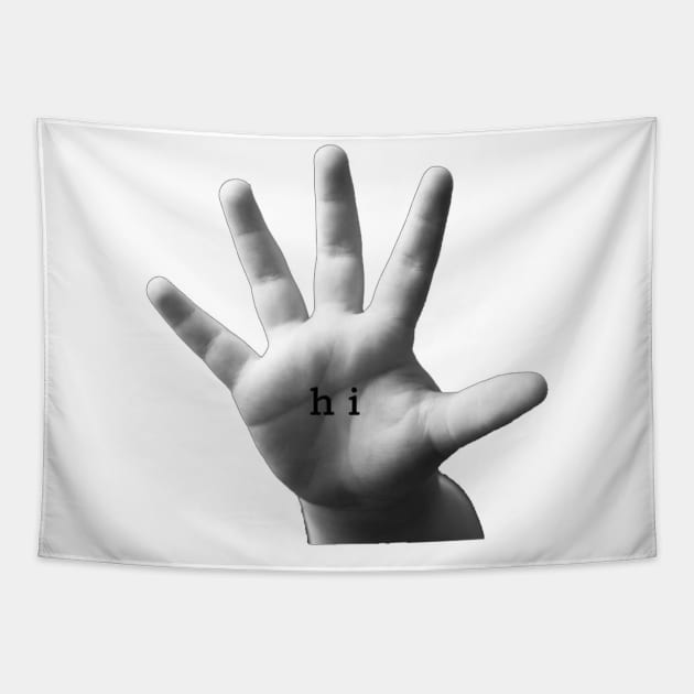 high five hand Tapestry by HighFivesPunkRockPodcast