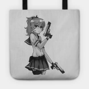 Gun girl Tote