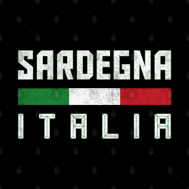 Sardegna / Italian Region Typography Design by DankFutura