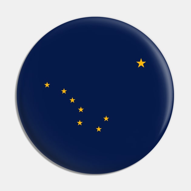 Flag of Alaska Pin by brigadeiro