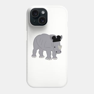 White Rhino Animal Magic Phone Case