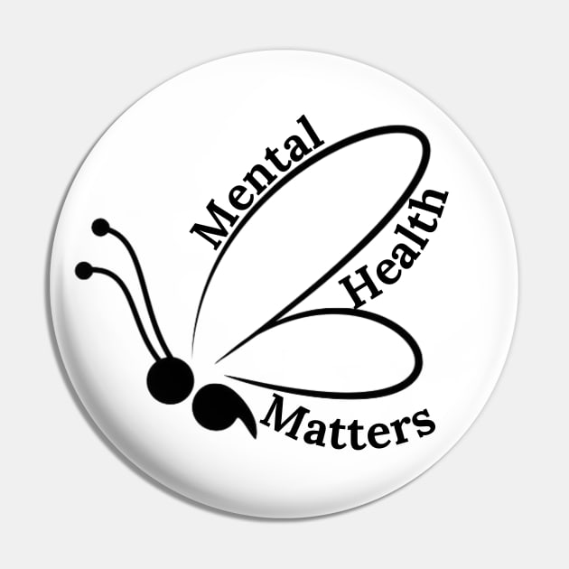 Mental Health Matters Pin by EtheLabelCo