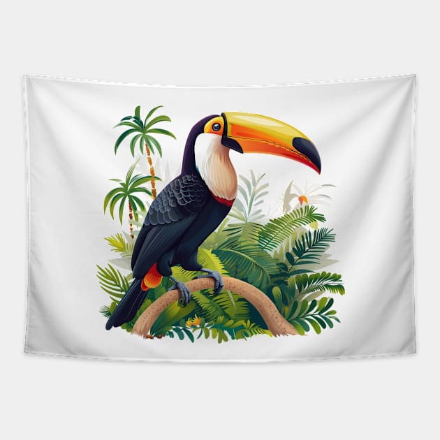 Toucan Lover Tapestry by zooleisurelife