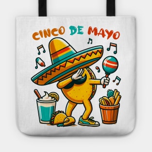 Maracas Cinco De Mayo Dabbing Taco Mexican Food Sombrero Tote