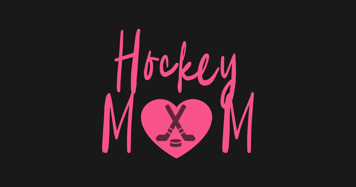 Love Hockey Mom - Hockey Mom - T-Shirt | TeePublic