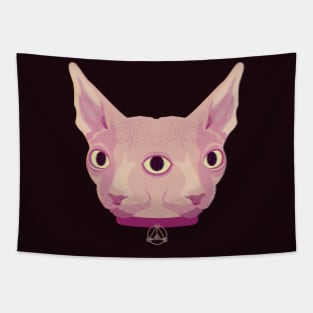 Two-Faced Sphynx From Outer Space Tapestry