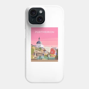 Portmeirion - North Wales in Pink Phone Case