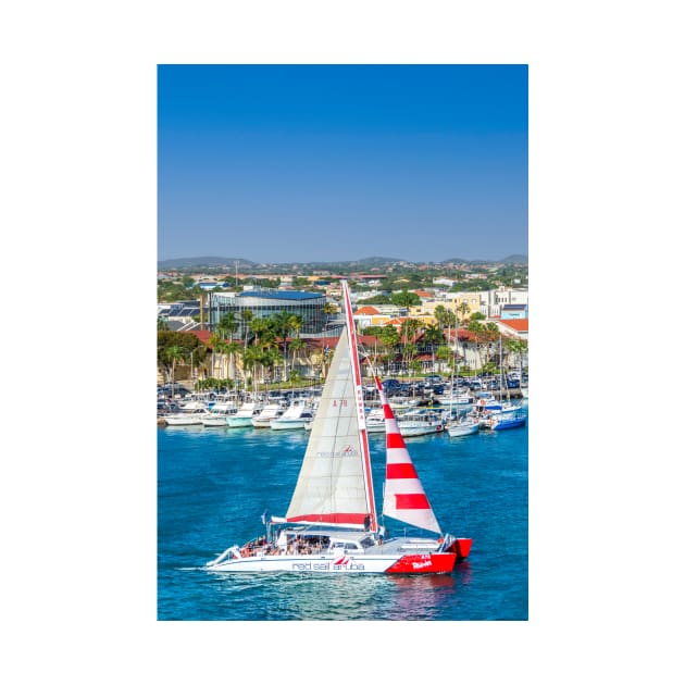 Sailing in Aruba by Debra Martz