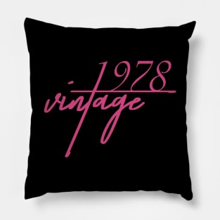 1978 Vintage. 42th Birthday Cool Gift Idea Pillow