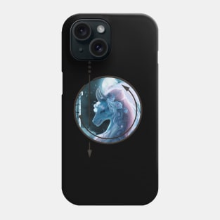 Impressive fantasy animal in the moonlight Phone Case