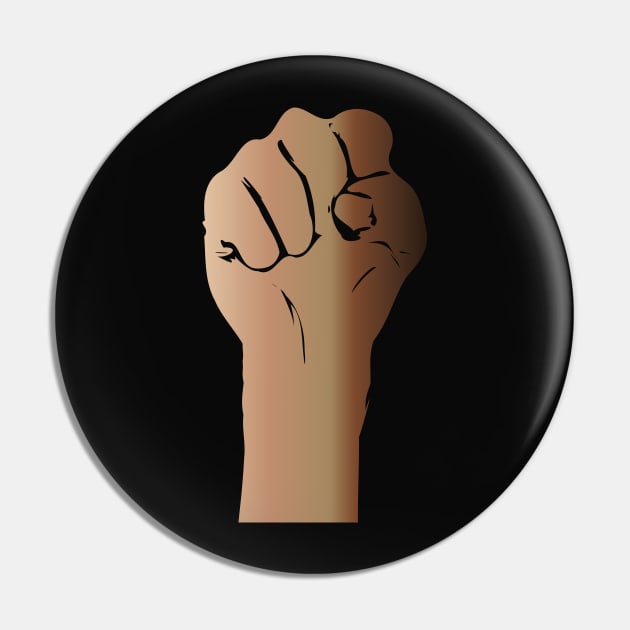 Raised Fist Pin by AwesomMT