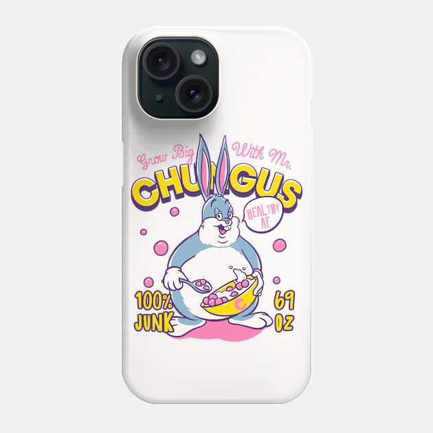 Big Chungus Cereal - Grow Big With Mr. Chungus | meme Phone Case by anycolordesigns