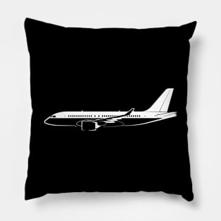 A220-100 (CS100) Silhouette Pillow