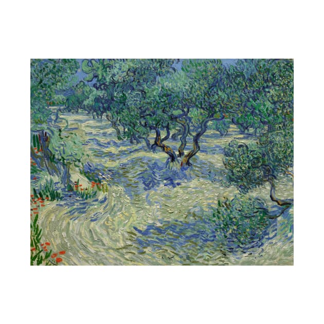 Olive Orchard by Vincent van Gogh by Classic Art Stall