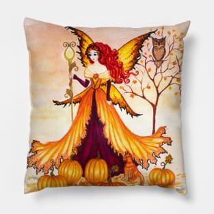 Nymph of Autumn Pillow