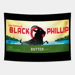 Black Phillip Butter Tapestry