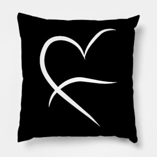 Minimal Heart Design Pillow