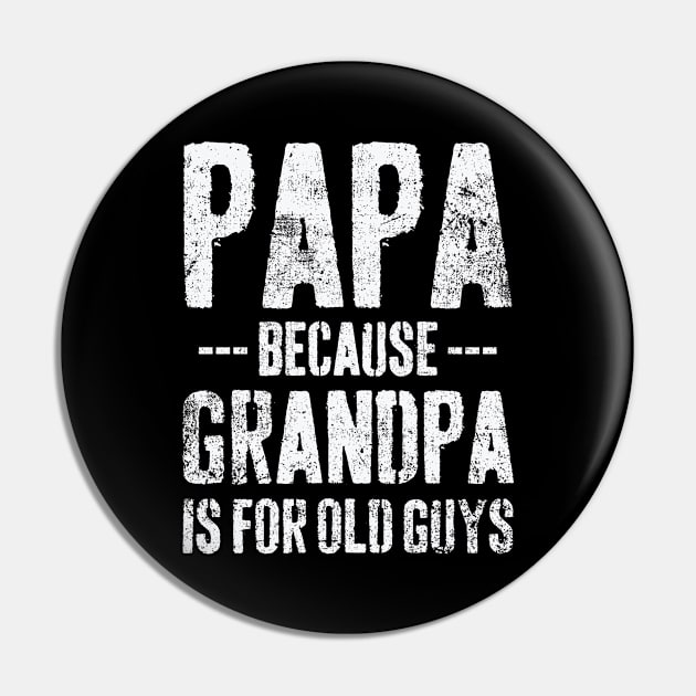 Papa Grandpa Grandfather Father's Day Vintage Pin by CreativeGiftShop