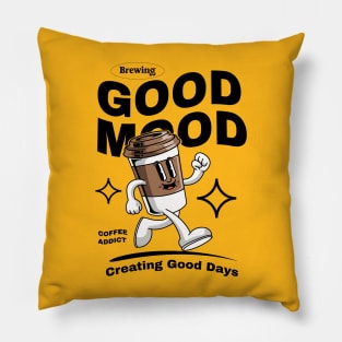 Creating Good Days with A Cup of Coffee Pillow