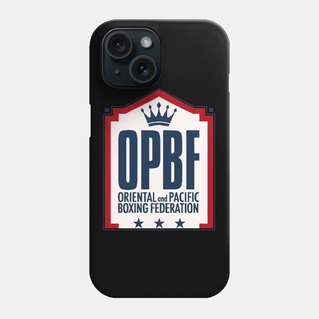 OBPF Oriental & Pacific Boxing Federation Phone Case by FightIsRight