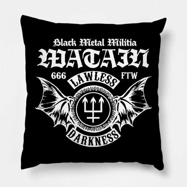 Lawless Darkness 3 Pillow by Tracy Daum