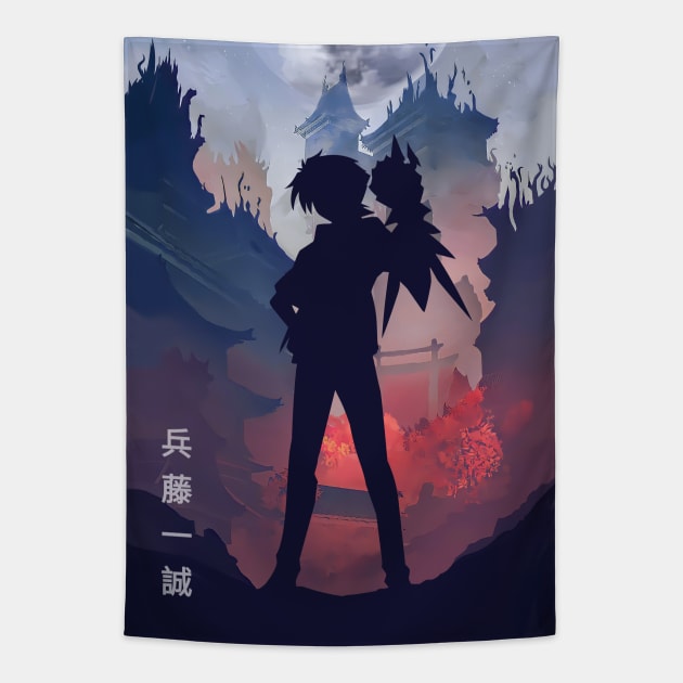 Issei Hyoudou - Minimaist Tapestry by The Artz