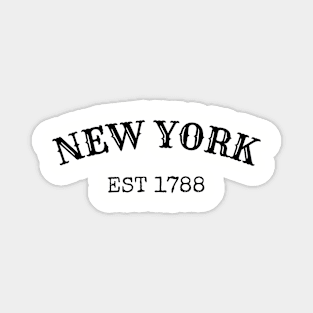 New York Est 1788 Magnet