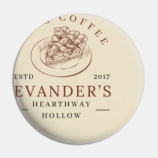 Evander's Diner Pin