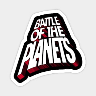 Battle of the Planets Logo 3D Magnet