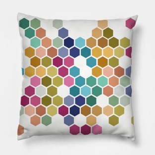 Mosaic - Colorful palette Pillow