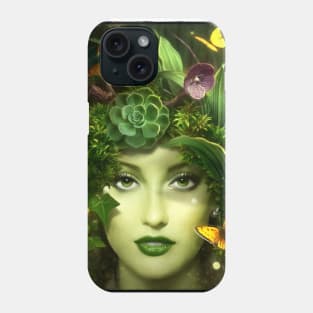 Green Goddess Dryad Fantasy Phone Case