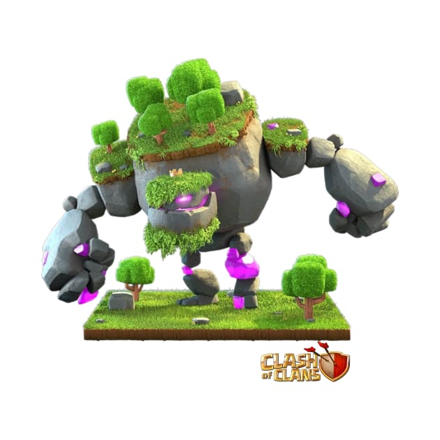 Mountain Golem - Clash of Clans by RW Designs