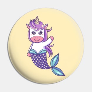 Mermaid Unicorn Pin