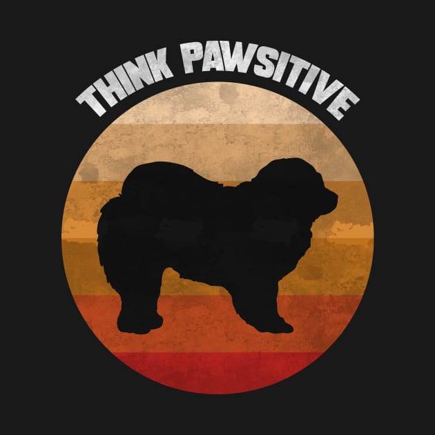 Chow Chow Dog Think Pawsitive Dog Lover by ChrisselDesigns