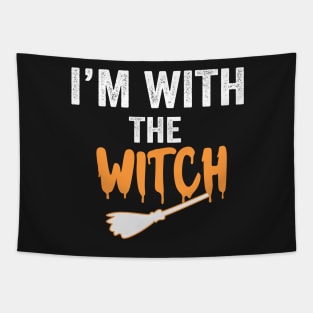 I'm With The Witch Tapestry