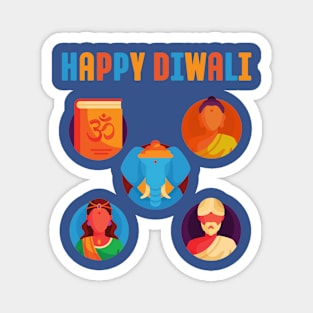 Happy Diwali Magnet