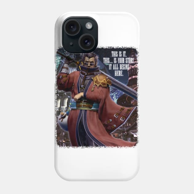 Final Fantasy X - Auron Phone Case by Tenshi_no_Dogu