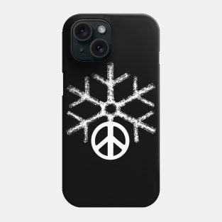 Snow with Peace Phone Case