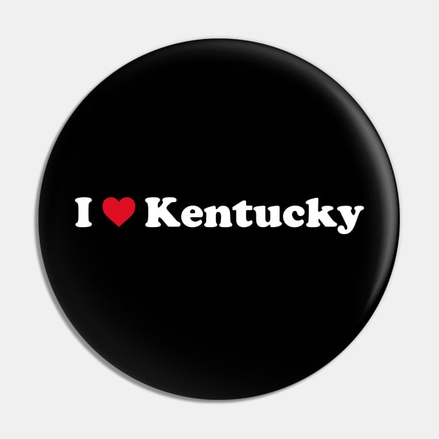 I ❤️ Kentucky Pin by Novel_Designs