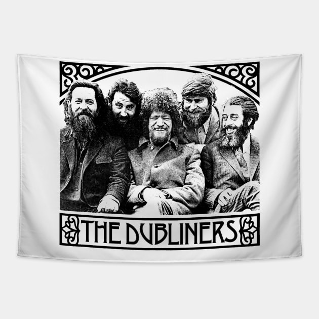 The Dubliners -- Vintage Style Original Design Tapestry by feck!