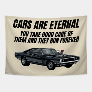 Car are Eternal { fast and furious Charger } Tapestry