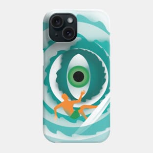 Eye of the wave Phone Case